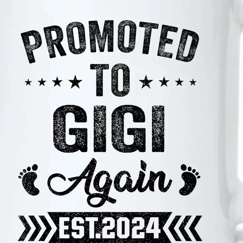 Promoted To Gigi Again Est 2024 Announcement Black Color Changing Mug