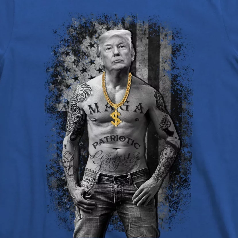 Patriotic Trump Gangster Anti Liberal Pro Republican Funny Funny Gift T-Shirt