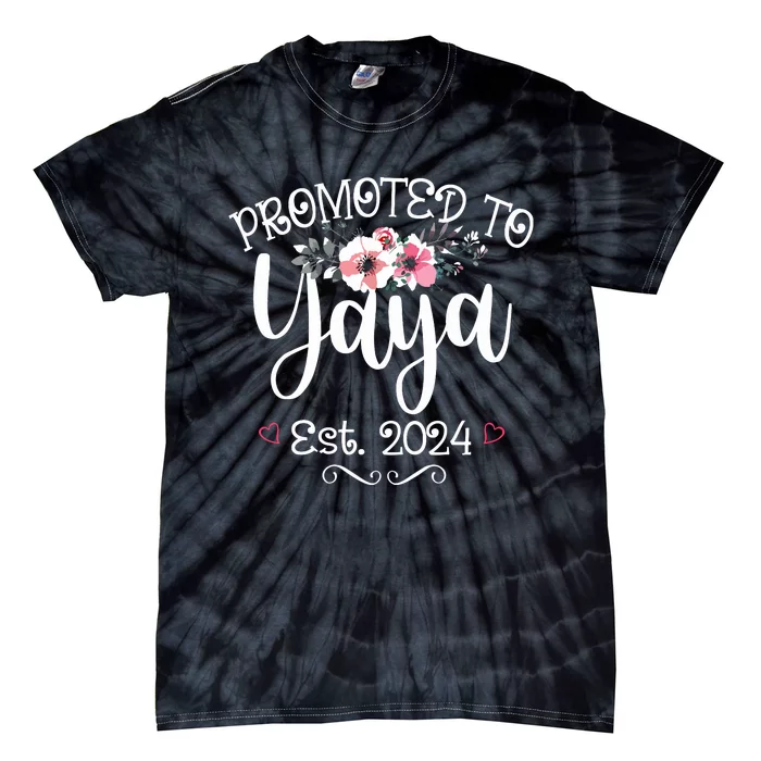 Promoted To Gg Est 2024 Mothers Day Soon To Be Grandma 2024 Tie-Dye T-Shirt