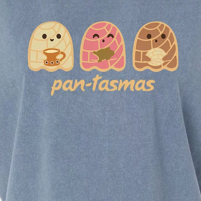 Pan Tasmas Ghost Fall Halloween Concha Cute Pantasmas Ghost Fall Garment-Dyed Women's Muscle Tee