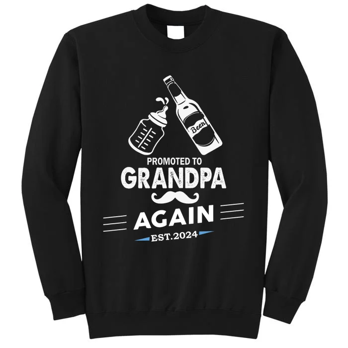 Promoted To Grandpa Again 2024 Pregnancy Announcement Sweatshirt