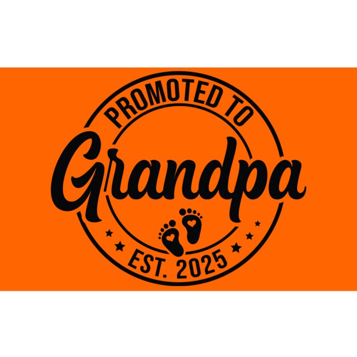 Promoted To Grandpa Est 2025 Bumper Sticker