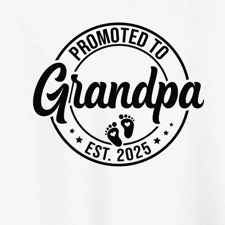 Promoted To Grandpa Est 2025 Toddler T-Shirt