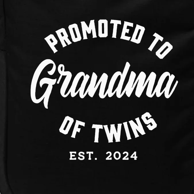 Promoted To Grandma Of Twins 2024 Twins Baby Announcement Impact Tech Backpack