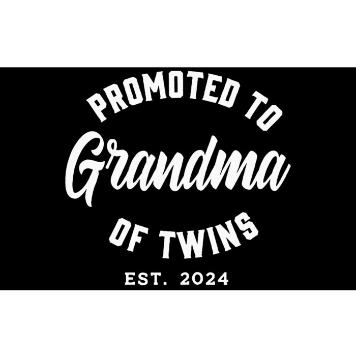 Promoted To Grandma Of Twins 2024 Twins Baby Announcement Bumper Sticker