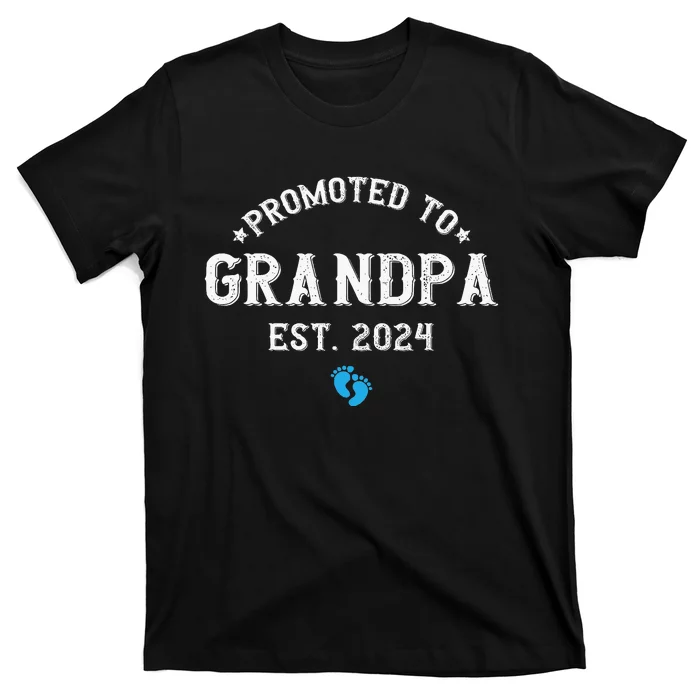 Promoted To Grandpa 2024 Soon To Be First Time T-Shirt