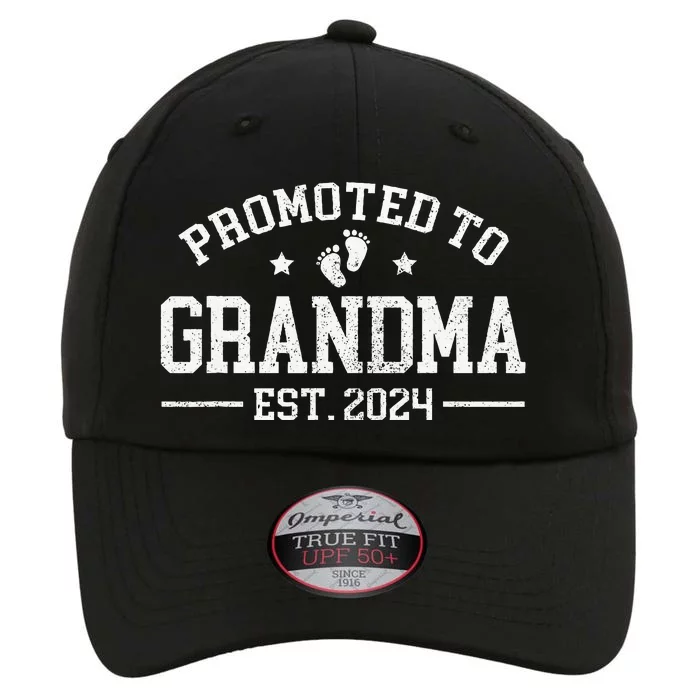 Promoted to Grandma est. 2024 Grandparents Baby Announcement The Original Performance Cap