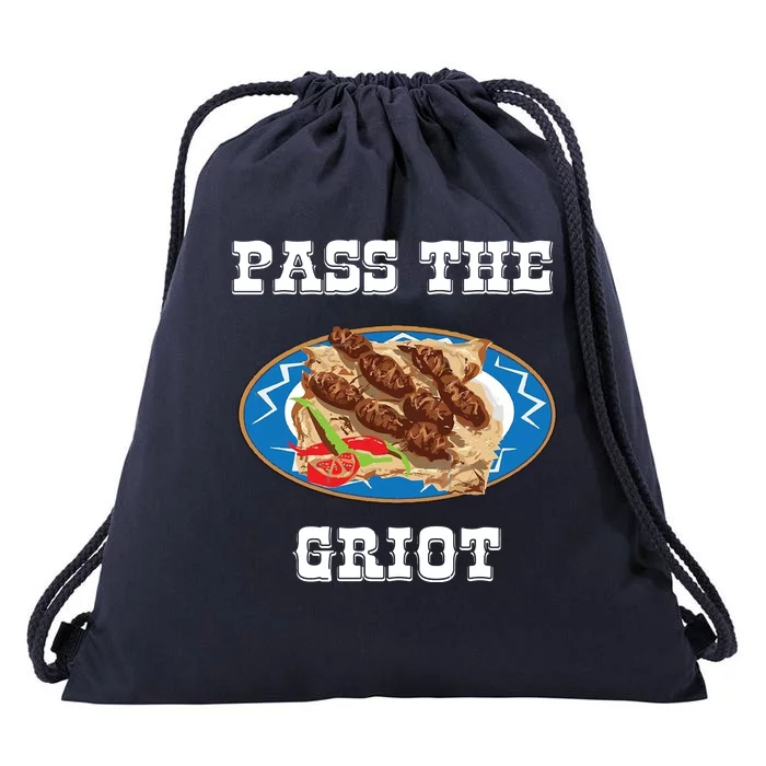 Pass The Griot Pikliz Haiti Thanks Giving Haitian Drawstring Bag