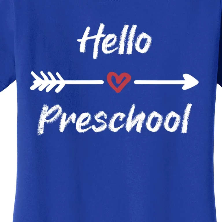 Preschool Teacher Gift First Day Of Preschool Meaningful Gift Women's T-Shirt