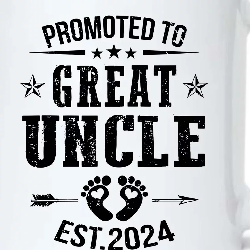 Promoted To Great Uncle Est 2024 Soon To Be Uncle Black Color Changing Mug