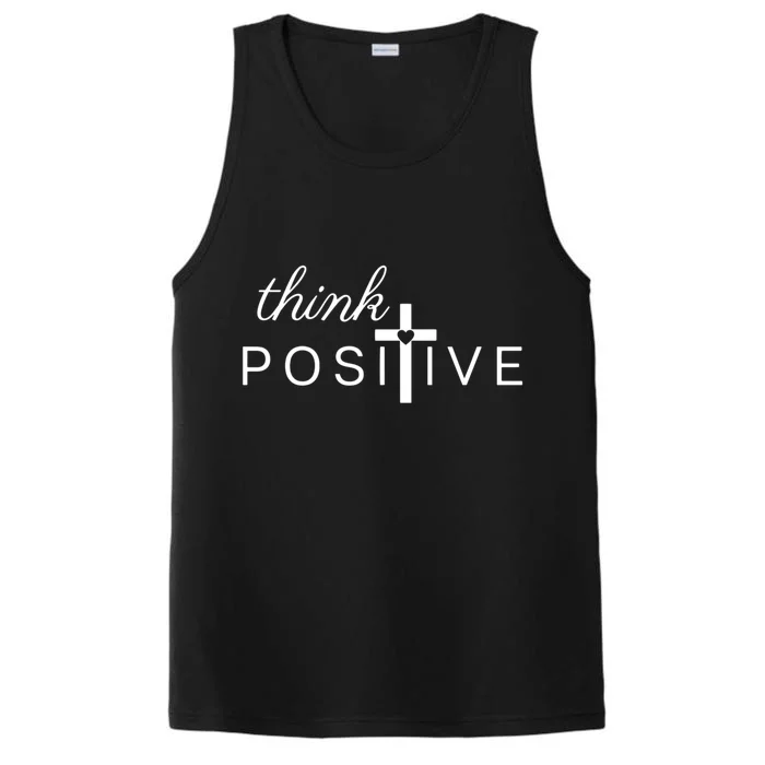 Positive Thinking God Loves You Gift Performance Tank