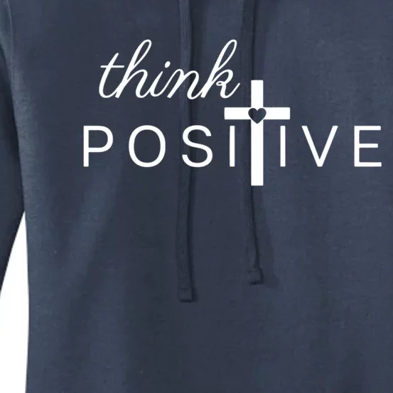 Positive Thinking God Loves You Gift Women's Pullover Hoodie