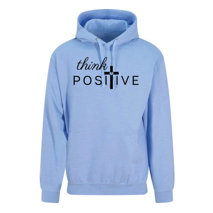 Positive Thinking God Loves You Gift Unisex Surf Hoodie