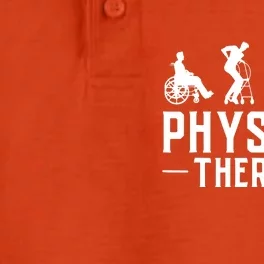 Physical Therapist Gift Physiotherapy Physical Therapy Dry Zone Grid Performance Polo