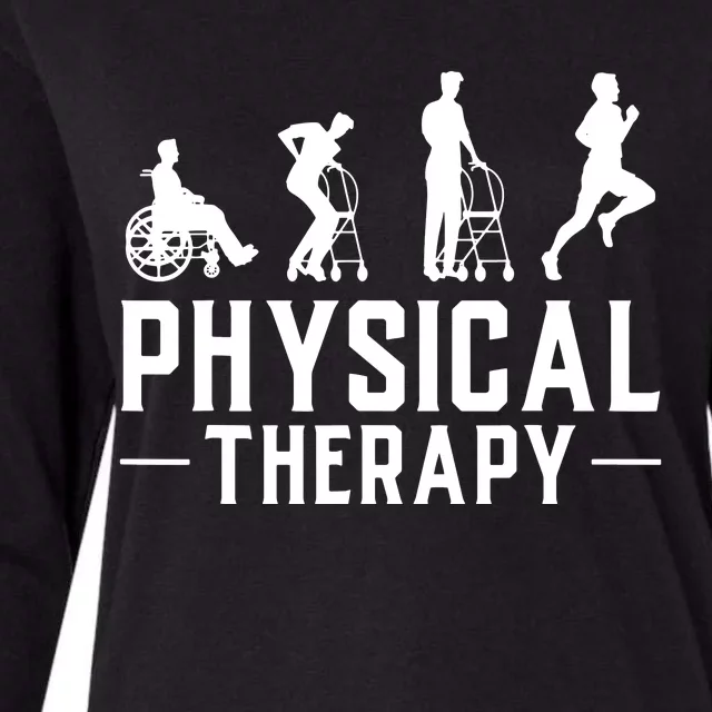 Physical Therapist Gift Physiotherapy Physical Therapy Womens Cotton Relaxed Long Sleeve T-Shirt