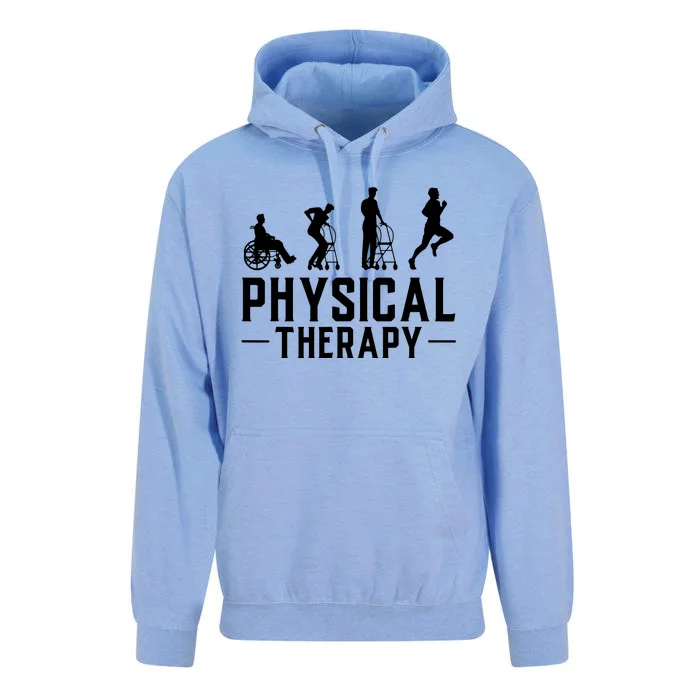 Physical Therapist Gift Physiotherapy Physical Therapy Unisex Surf Hoodie