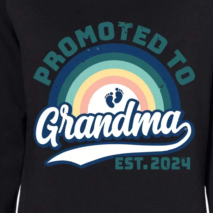 Promoted To Grandma 2024 Soon To Be Grandmother New Grandma Womens California Wash Sweatshirt