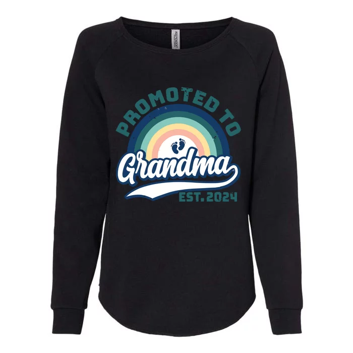 Promoted To Grandma 2024 Soon To Be Grandmother New Grandma Womens California Wash Sweatshirt