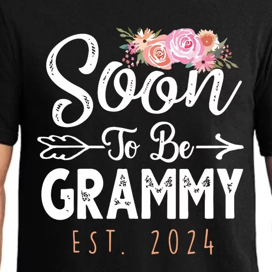 Promoted To Grammy 2024 Mothers Day Soon To Be Grandma 2024 Pajama Set