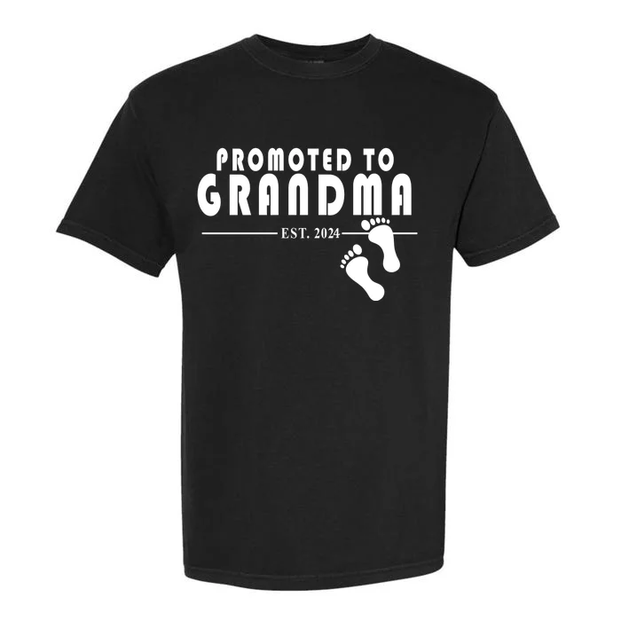 Promoted To Grandma Established 2024 Garment-Dyed Heavyweight T-Shirt