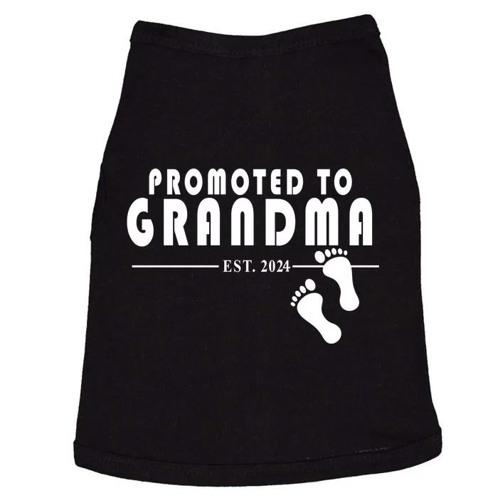 Promoted To Grandma Established 2024 Doggie Tank