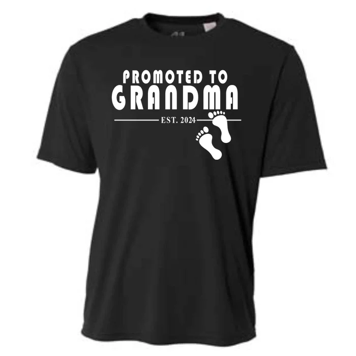 Promoted To Grandma Established 2024 Cooling Performance Crew T-Shirt