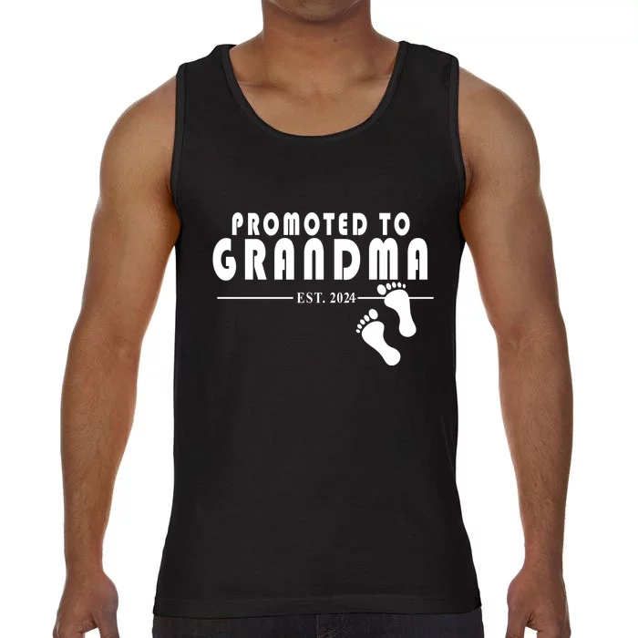 Promoted To Grandma Established 2024 Comfort Colors® Tank Top