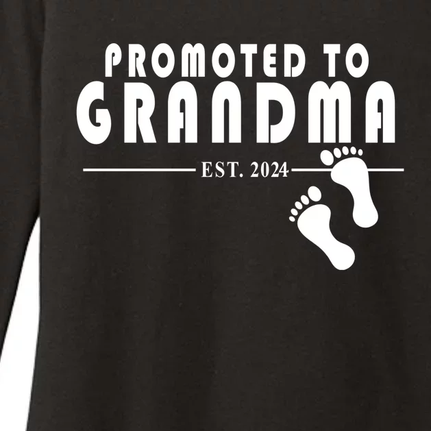 Promoted To Grandma Established 2024 Womens CVC Long Sleeve Shirt