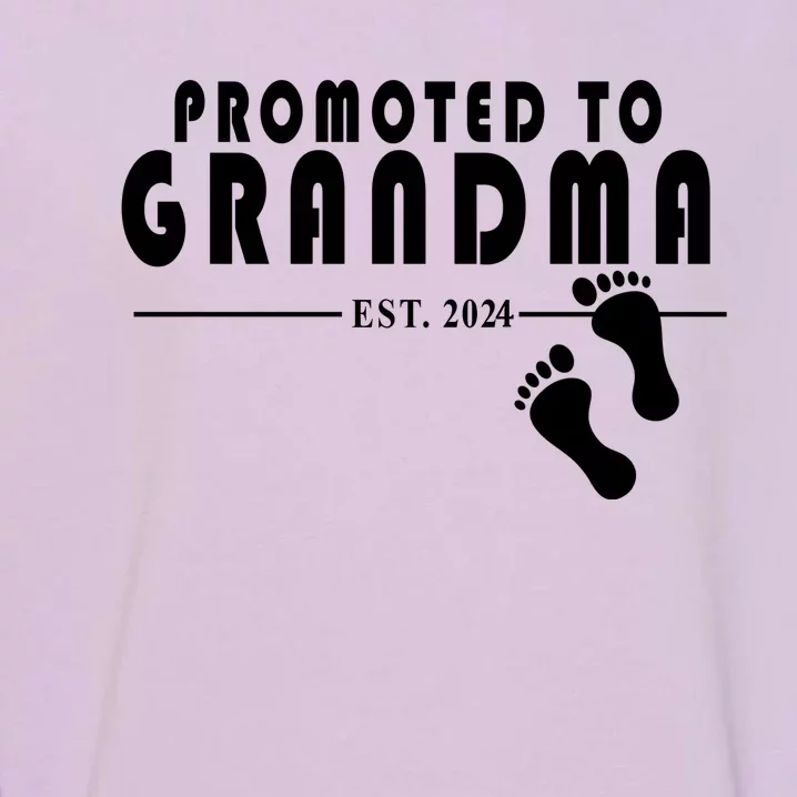 Promoted To Grandma Established 2024 Garment-Dyed Sweatshirt