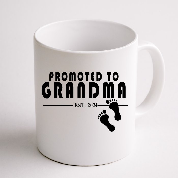 Promoted To Grandma Established 2024 Front & Back Coffee Mug