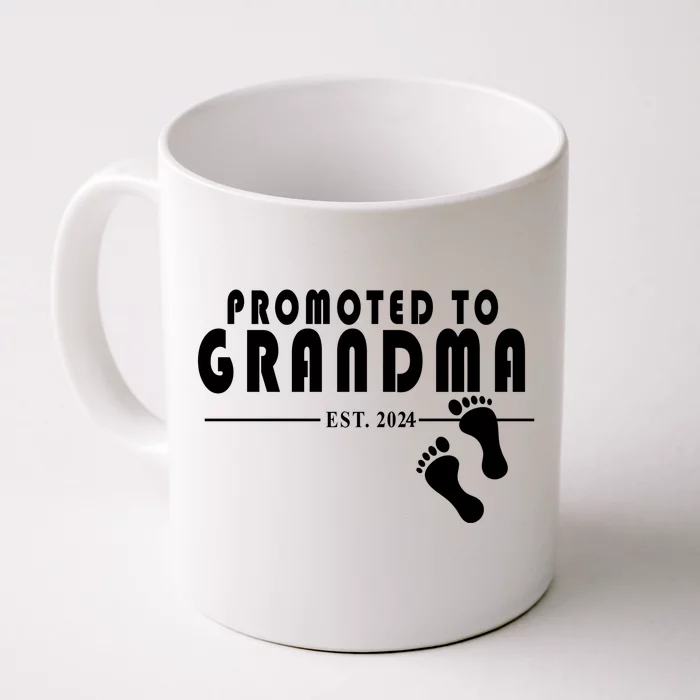 Promoted To Grandma Established 2024 Front & Back Coffee Mug