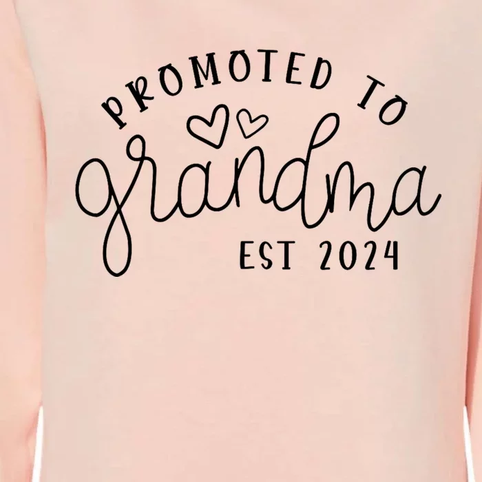 Promoted To Grandma Est 2024 New Grandma Mothers Day Womens California Wash Sweatshirt