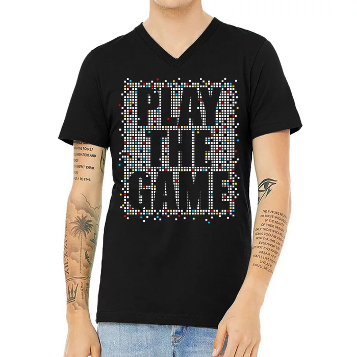 Play The Game V-Neck T-Shirt