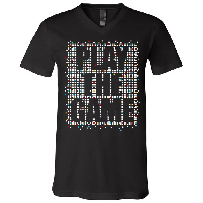 Play The Game V-Neck T-Shirt