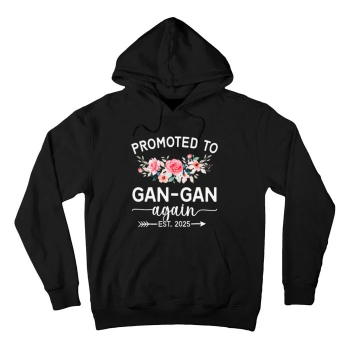 Promoted To Gangan Again Est 2025 Pregnancy Announcement Tall Hoodie