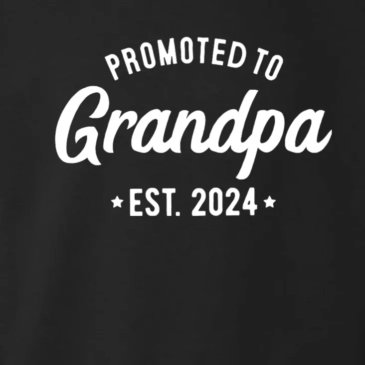 Promoted To Grandpa 2024 Soon To Be Grandfather New Grandpa Toddler Hoodie