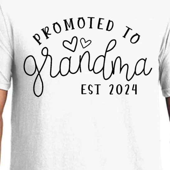 Promoted To Grandma Est 2024 New Grandma Mothers Day Pajama Set