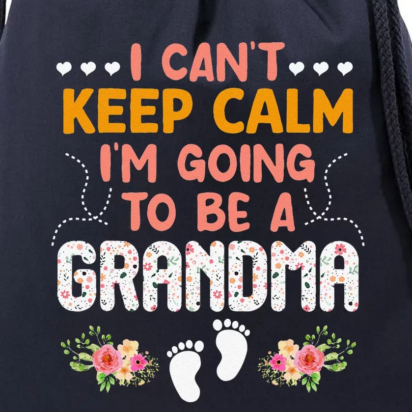 Promoted To Grandma Mothers Day New Soon To Be Grandmother Drawstring Bag