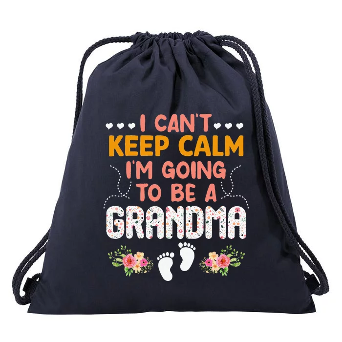 Promoted To Grandma Mothers Day New Soon To Be Grandmother Drawstring Bag