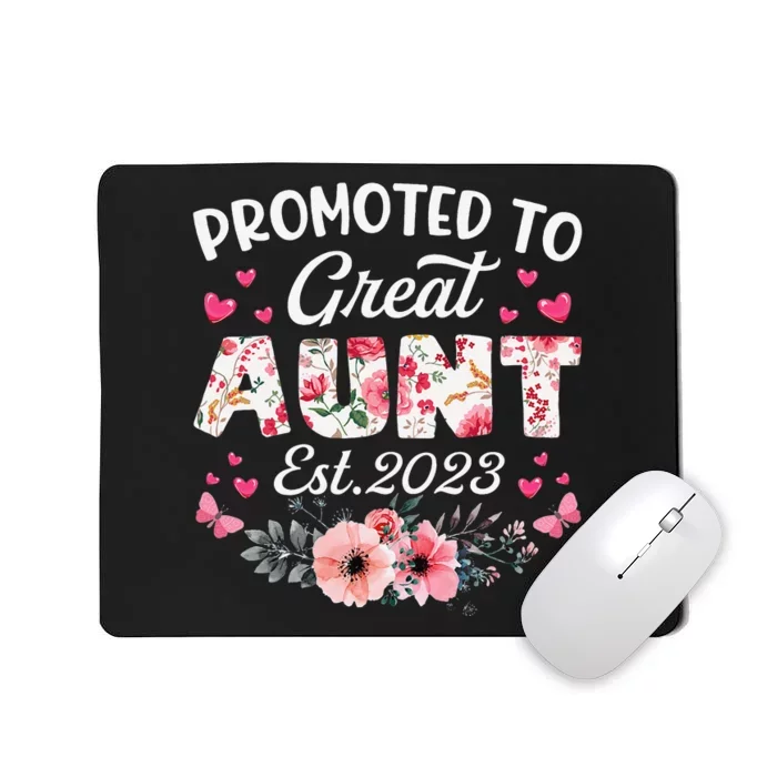 Promoted To Great Aunt Funny Pregnancy Mother's Day Mousepad