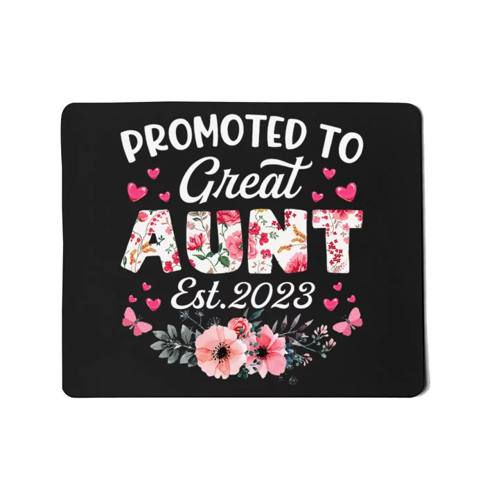 Promoted To Great Aunt Funny Pregnancy Mother's Day Mousepad