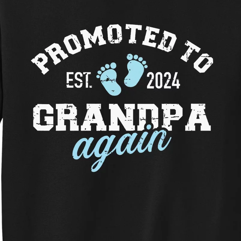 Promoted To Grandpa 2024 Again Sweatshirt