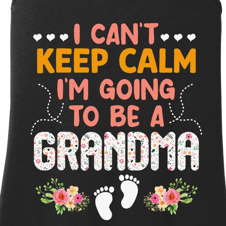 Promoted To Grandma Mothers Day for Grandmother Ladies Essential Tank