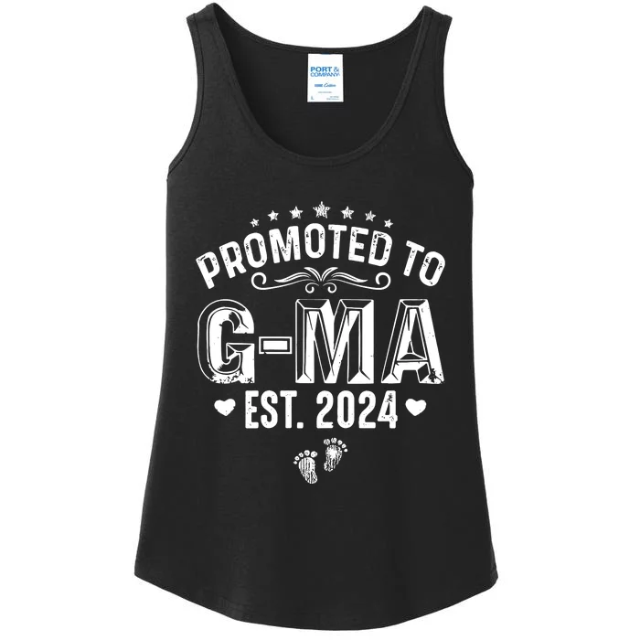 Promoted To Gma 2024 Mothers Day Soon To Be Mom Pregnancy Ladies Essential Tank