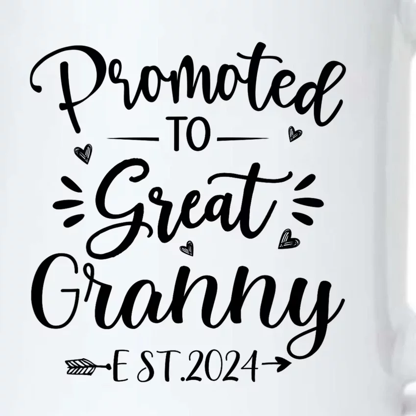 Promoted To Great Granny Est 2024 Happy MotherS Day Black Color Changing Mug