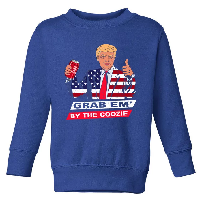 President Trump Grab Em' Funny President Quote Xmas Gift Toddler Sweatshirt