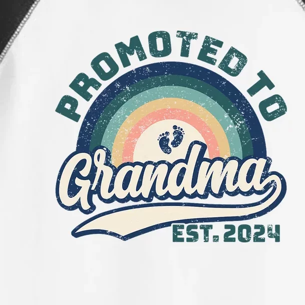 Promoted To Grandma 2024 Soon to be Grandmother New Grandma Toddler Fine Jersey T-Shirt