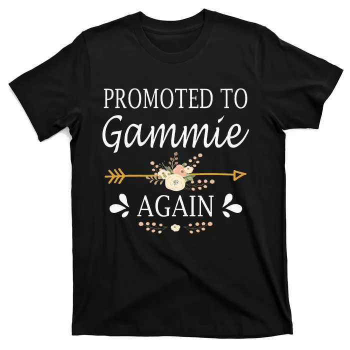 Promoted To Gammie Again Mothers Day Gifts T-Shirt