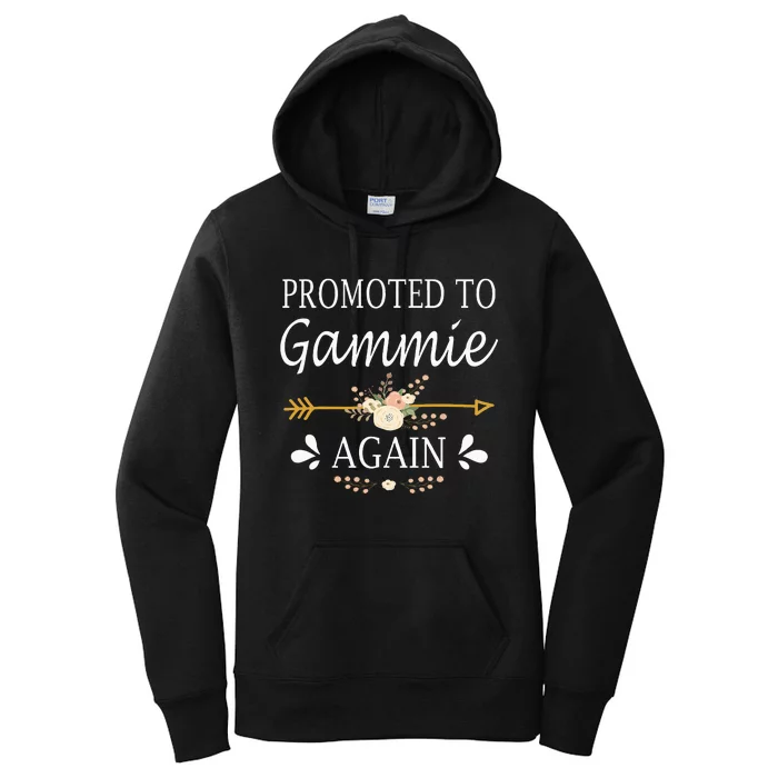 Promoted To Gammie Again Mothers Day Gifts Women's Pullover Hoodie