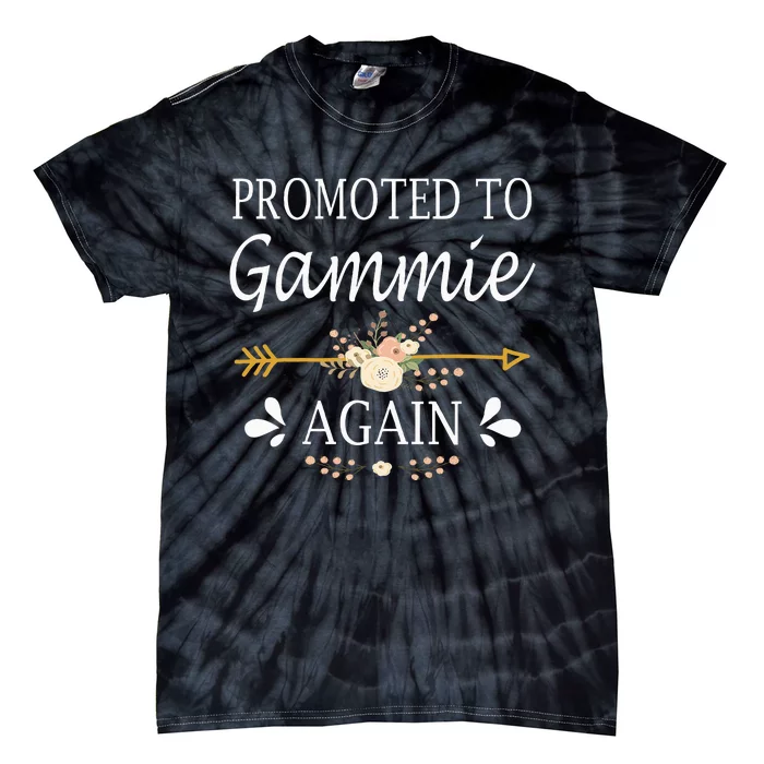 Promoted To Gammie Again Mothers Day Gifts Tie-Dye T-Shirt